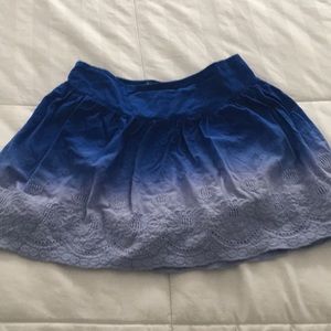 Girls blue skirt